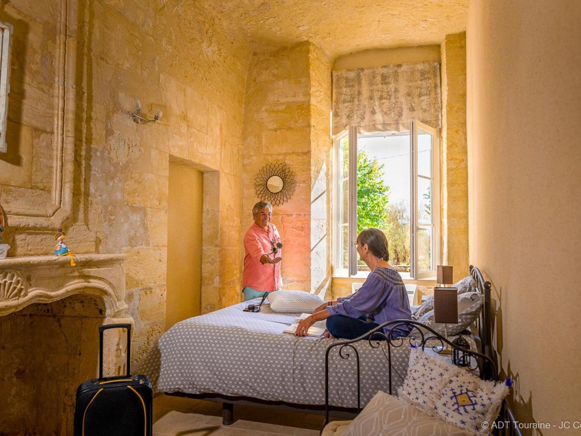 Maison Troglodyte Elegante Avec Spa, Salle De Jeux Et Jardin Clos A Vouvray - Fr-1-381-87 Dış mekan fotoğraf